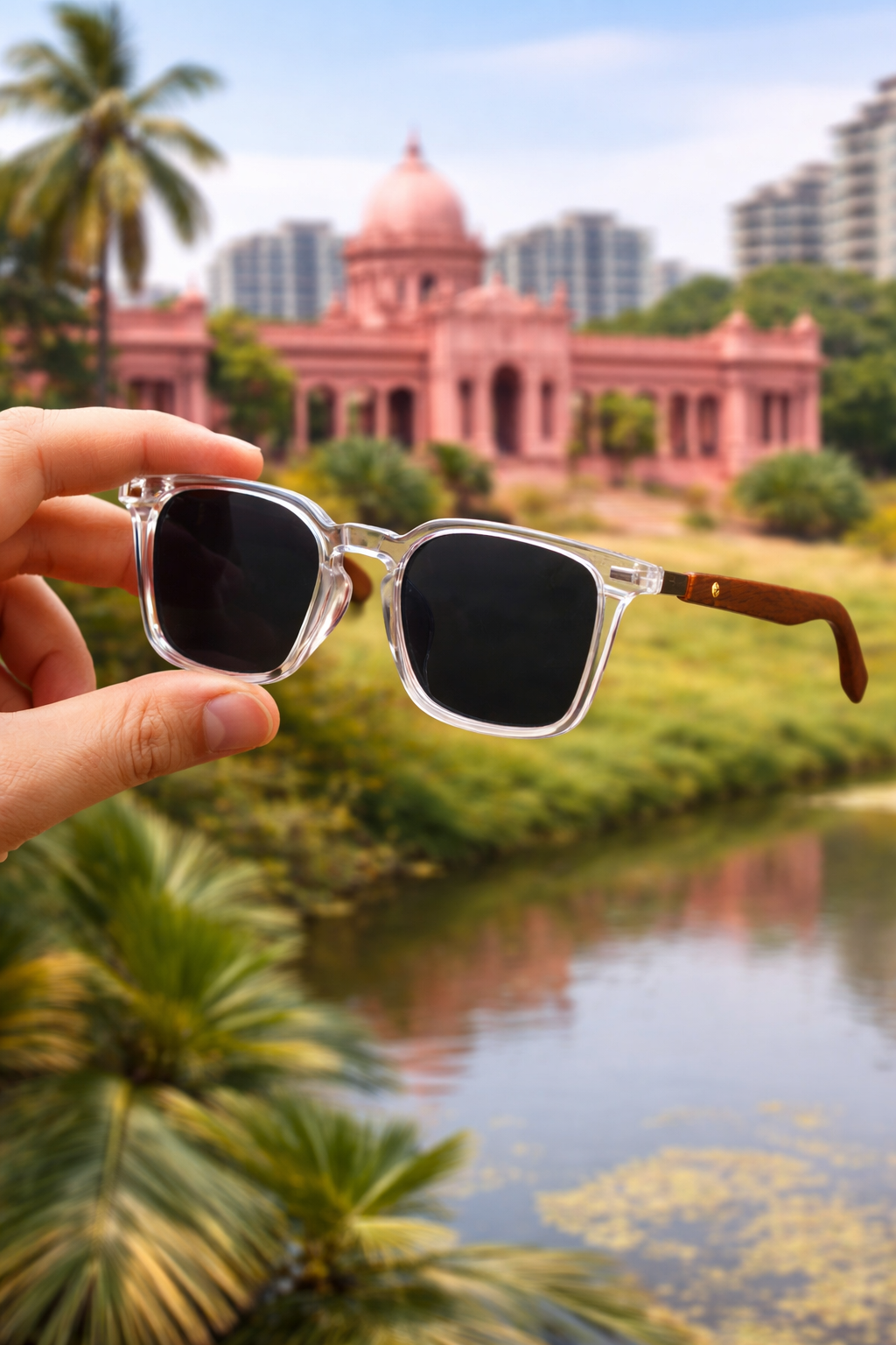 Wooden Sunglass Brown 02