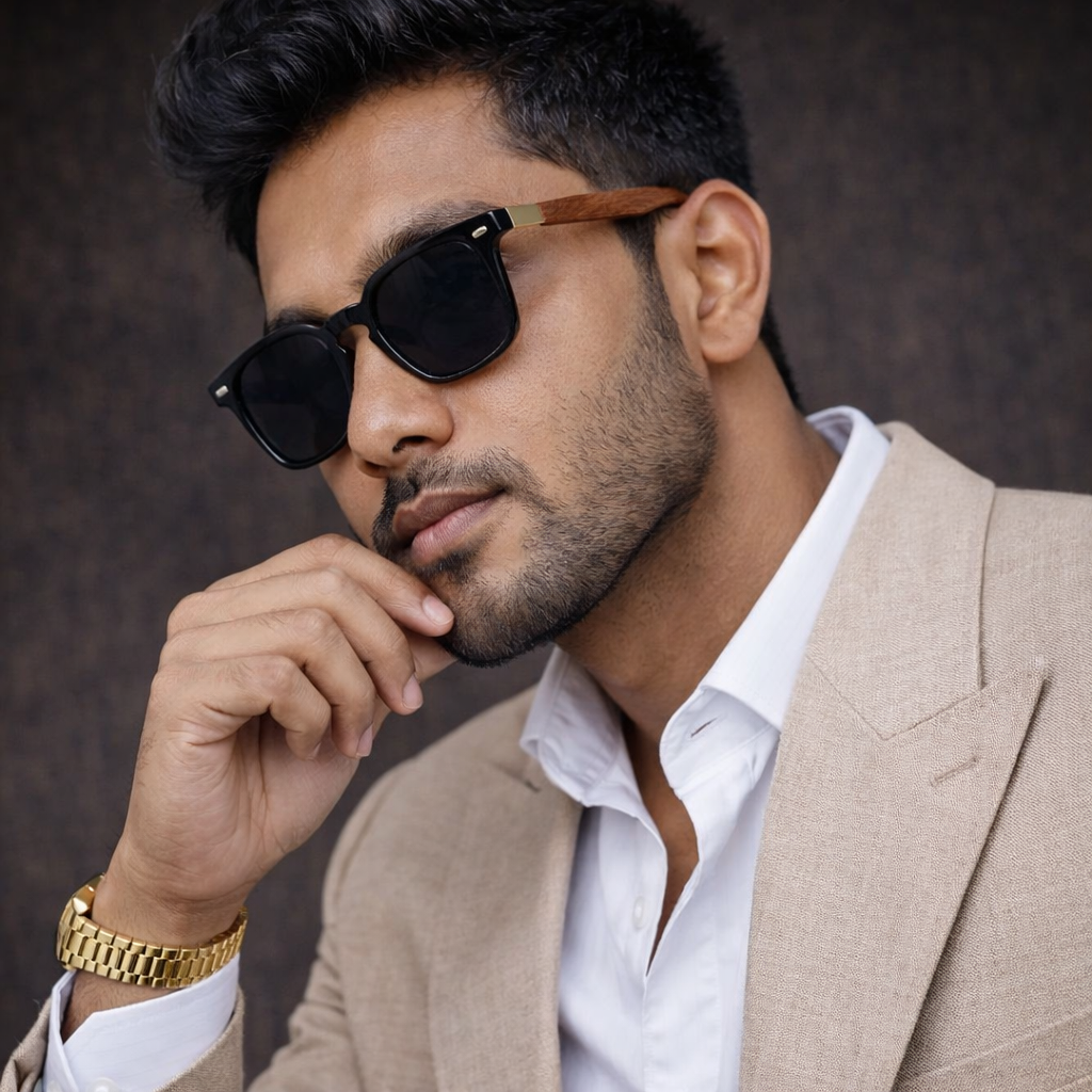 Wooden Sunglass Brown 01