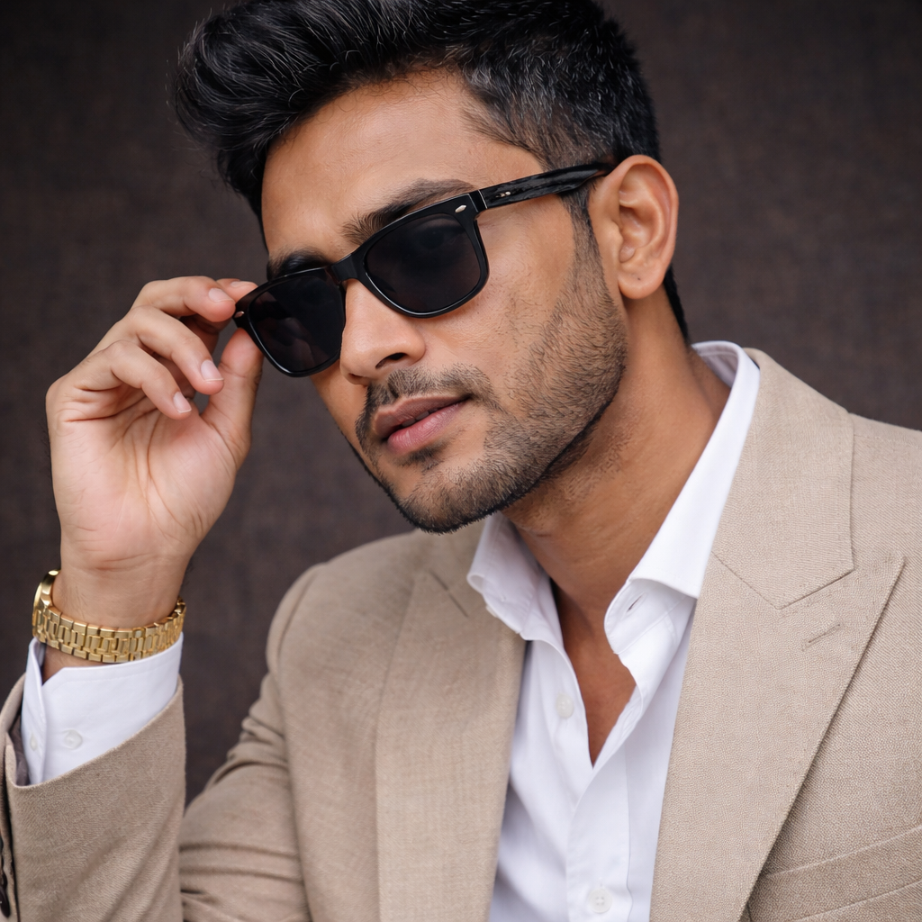 Wooden Sunglass Black 01