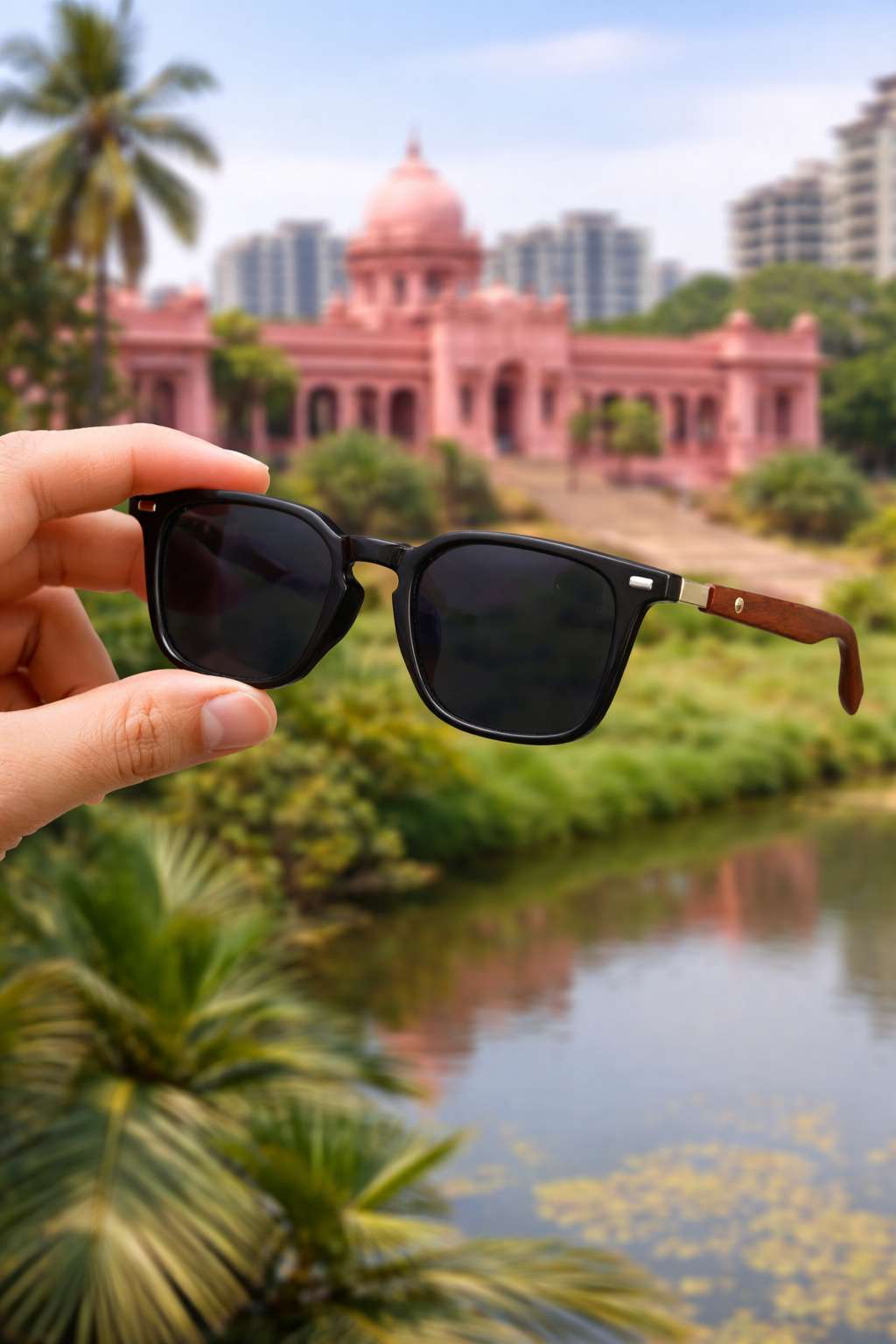 Wooden Sunglass Brown 01