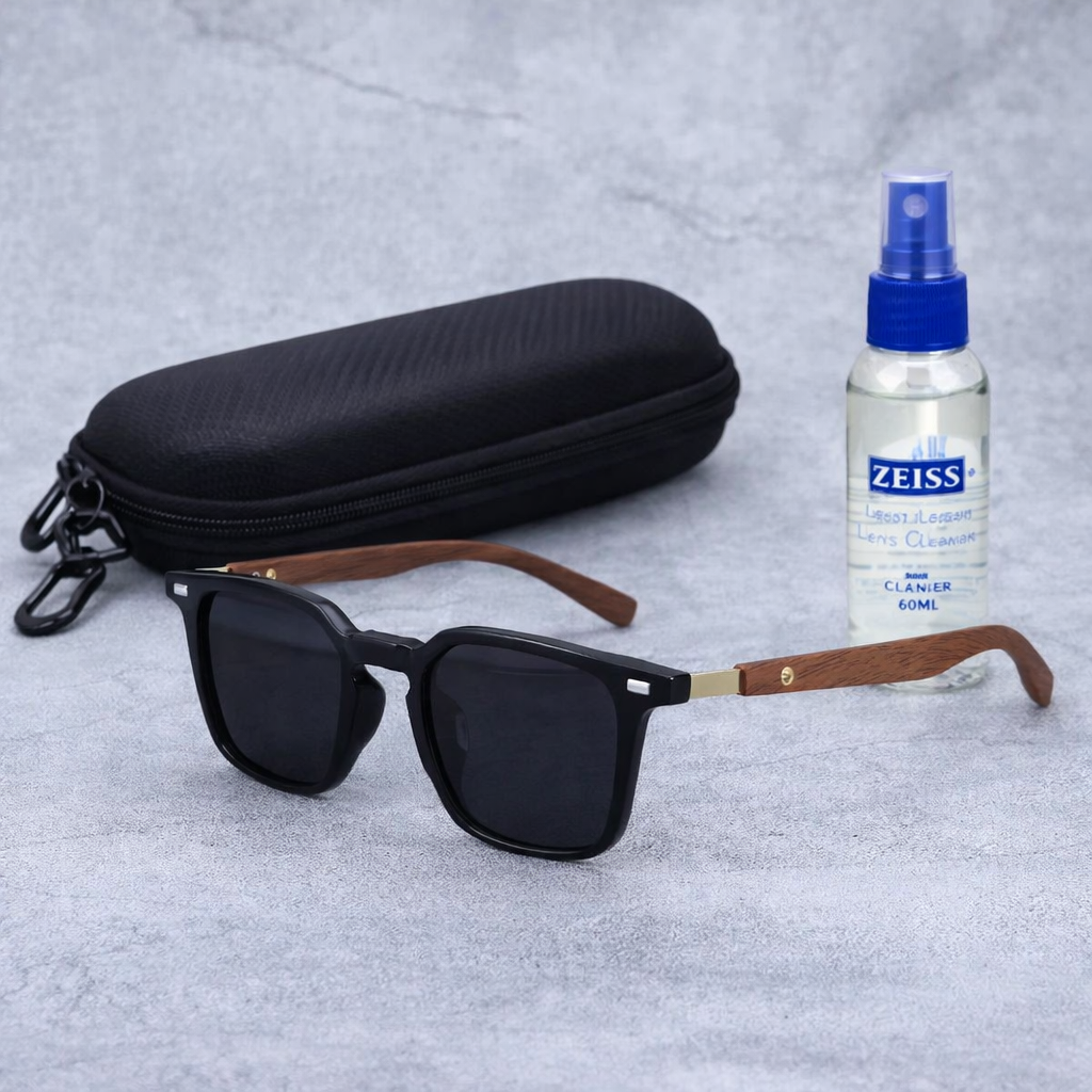 Wooden Sunglass Brown 01